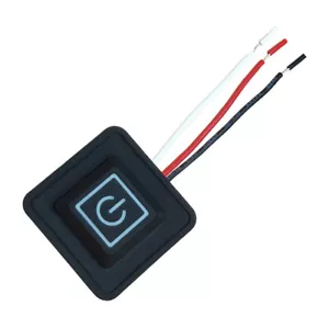 Interruttore riscaldante impermeabile controllo temperatura 5V-15V 3 ingranaggi vestiti silicone pulsante-wy - Foto 1 di 8