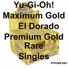 YuGiOh Maximum Gold El Dorado Premium Gold / Rare Singles MGED-EN Choose Card
