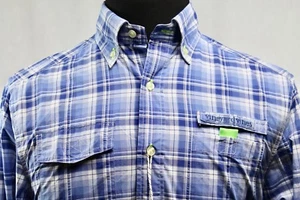 Vineyard Vines Hard Herren LS Rogia kariert Royal Ocean Freizeithemd Gr. XS - Bild 1 von 8