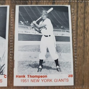 HANK THOMPSON 1975 TCMA Baseball 1951 NEW YORK GIANTS NEW YORK GIANTS