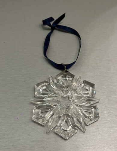 Swarovski Star 9445/099/001 Christmas Ornament Snowflake Stella Natale 1999