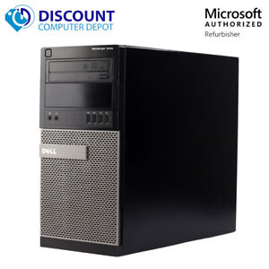 Dell i3 Desktop Computer Tower PC 8GB RAM 500GB HDD Windows 10 Wi-Fi
