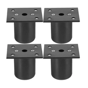 4 Pcs Adjustable Furniture Feet Office Metal Legs for Sofa Risers - Picture 1 of 12