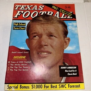 1965 Dave Campbell's Texas Football Magazine jährlich All-American Donny Anderson  - Bild 1 von 4