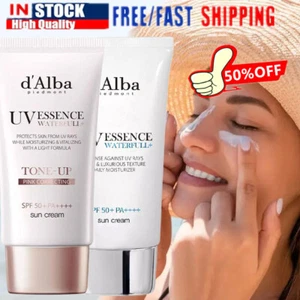 D'ALBA UV Essence Waterfull Tone-up Sun Cream 50mL SPF50+ PA++++ Natural& Safe - Picture 1 of 23