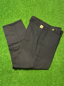 Carhartt FR NWT! Navy Blue Cotton Work Pant 32x30 CAT 2 ATPV 12.2 371-20 - Picture 1 of 6