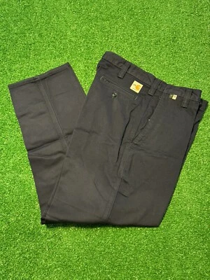 Carhartt FR NWT! Navy Blue Cotton Work Pant 32x30 CAT 2 ATPV 12.2 371-20 - Image 1 of 4