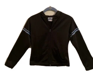 Reebok Boys Front Zip Hoodie Black Size Medium - Picture 1 of 5
