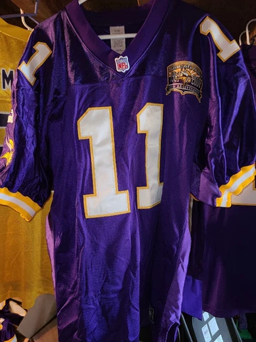 Daunte Culpepper Minnesota Vikings 2000 Authentic 40th Anniversary Puma Cover