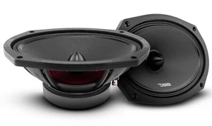 PAIR DS18 6x9" Mid Range Bass 1200 Watt 4 Ohm Bullet Car Speakers PRO-ZXI694BM - Picture 1 of 9