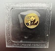 2012 Chinese Panda 1/20 oz .999 5 yuan Gold Coin