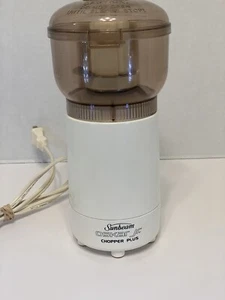 Vintage Sunbeam Oskar Jr. Chopper Plus Mini Food Processor Chopper 14131 Tested! - Picture 1 of 7