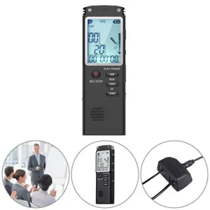 Rechargeable Professional Voice Recorder Digital-Dictaphone USB Portable LCD New - Picture 1 of 12