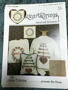 HEARTSTRINGS "Tinsel and Treasure" Cross Stitch Pattern Booklet CHRISTMAS - Picture 1 of 1