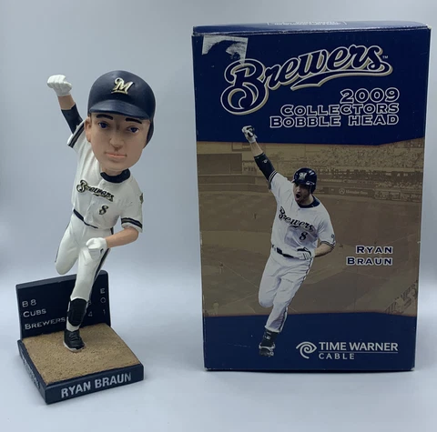 2009 Milwaukee Brewers Ryan Braun Bobblehead In Box Cover