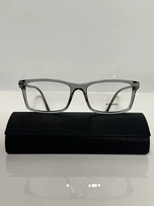NIB Prada Vpr03Y 08U1O1 Crystal Clear Acetate Eyeglasses 56mm - Picture 1 of 7
