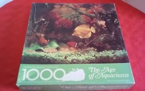 1977 Spingbok 1000 Piece Puzzle The Age of Aquarium PZL 5908 24" by 30"  Used
