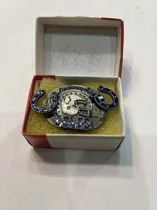 NFL Indianapolis Colts 3 In 1 Trinket Box (Pin, , Earrings, Trinket Box New - Picture 1 of 5