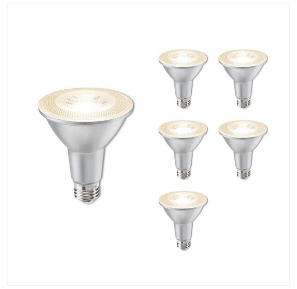 Bulbrite 6-pack 75 Watt equivalent PAR30 with Medium Screw Base E26 Dimmable - Image 1 of 4