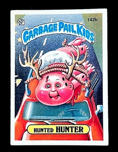 Topps Garbage Pail Kids Trading Card 1986 - HUNTED HUNTER - Picture 1 of 2