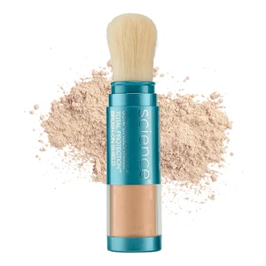 Polvo mineral protector solar con cepillo Colorescience para piel sensible - Imagen 1 de 12