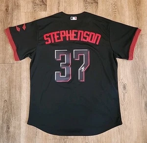 Tyler Stephenson signed Autogramm Auto Cincinnati Reds Trikot City Connect - Bild 1 von 14