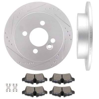 Rear Brake Pads And Rotors Fits Mini Cooper Base Pepper Salt 1.5L 1.6L 259mm - Imagem 1 de 4