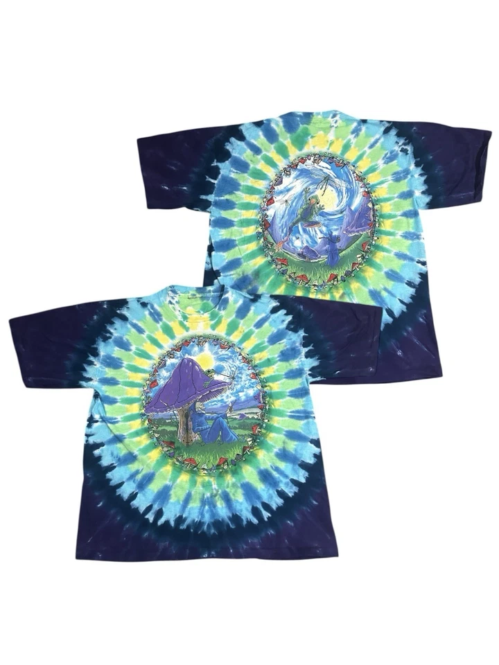 Camiseta Ponto Único Liquid Blue Vintage 2000 Mushroom Haven Tamanho XL - Imagem 1 de 4