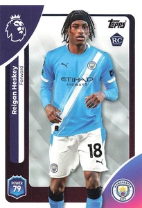 2025 Topps Premier League Base Manchester City Reigan Heskey RC #193 - Picture 1 of 3