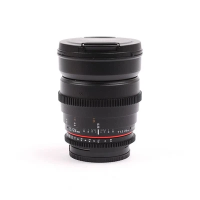 Lente de cinema Rokinon 24mm T1.5 para Nikon montagem F - Imagem 1 de 4