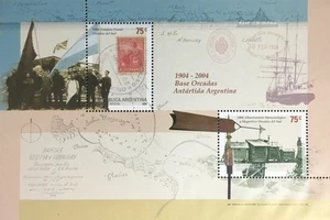 Argentinien 2004 Orkadas Basis Hundertjähriges Minisblatt postfrisch - Bild 1 von 1