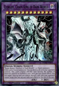 Clorless, Chaos King of Dark World - MZMI-EN014 - Casi nuevo - Súper raro - 1ª edición - Imagen 1 de 1