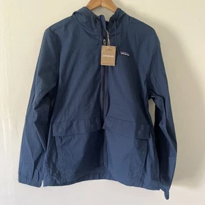 Patagonia Nomader Hoody Jacket Men's Medium Tide Pool Blue Full Zip NEW NWT - Picture 1 of 5
