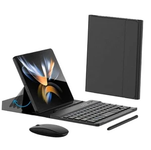 for Samsung Galaxy Z Fold 7 6 5 Keyboard and Mouse, Portable Mini 7.9 Black - Picture 1 of 7