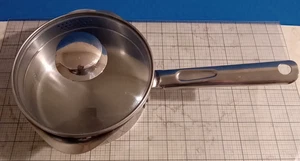 Wear Ever 1,5 Quart Doppelter Ausgießer Edelstahl Soßenpfanne mit Siebdeckel - Bild 1 von 10