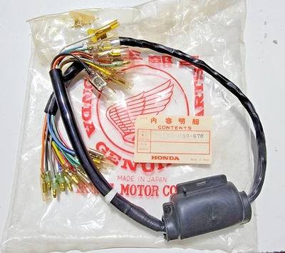 Arnés de cableado principal telar CL70 32100-089-670 NOS Honda Foto 1 de 4