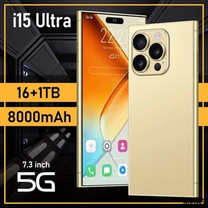 i15 Ultra 5G Tablet 7.3" 16+1TB Fingerprint Unlocked Android 14 8000mAh - Picture 1 of 20