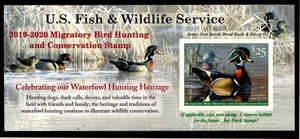 SELLO DE PATO FEDERAL AUTOADHESIVO RW86A 2019-2020 - OFICINA DE CORREOS FRESCO - Imagen 1 de 1