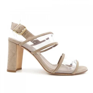 MANOLO BLAHNIK Sandals Women's Size 36 Beige - Picture 1 of 6