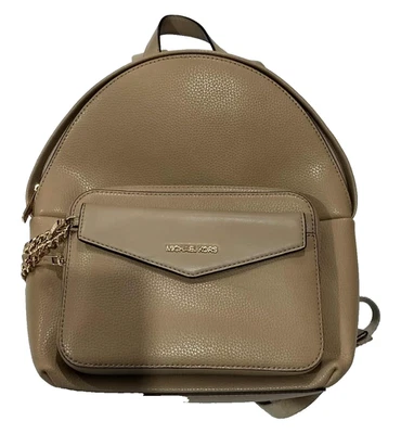 Mochila MICHAEL KORS Maisie Mediana Cuero Guijarro 2 en 1 Color Tostado/Crema Foto 1 de 4