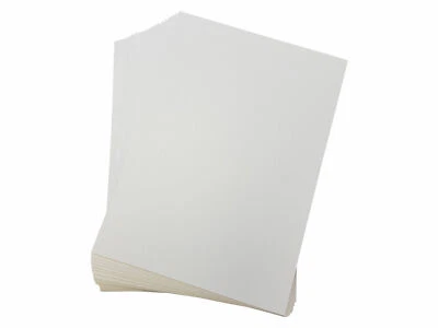 STELLA PAPERCRAFTS China White Card, 50 sheets, Luxury 320 gsm, Choose Size A4/A3, Arts & Crafts