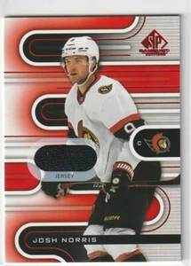 2022-23 Upper Deck SP Game Used Jersey #89 Josh Norris - black swatch - Bild 1 von 1