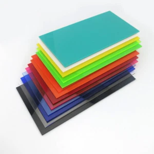 Color Acrylic Sheet Panel 8x8/10x20/15x15/20x20/30x40cm Plastic Plexiglass Plate - Picture 1 of 5