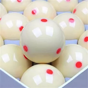 Pool Cue ball Spotted White Pool Ball 2 1/4" English Pool &training - Picture 1 of 12