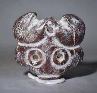 Amuleto colgante facial máscara animal bestia jade antigua cultura china Hongshan de 1,8" Foto 1 de 4