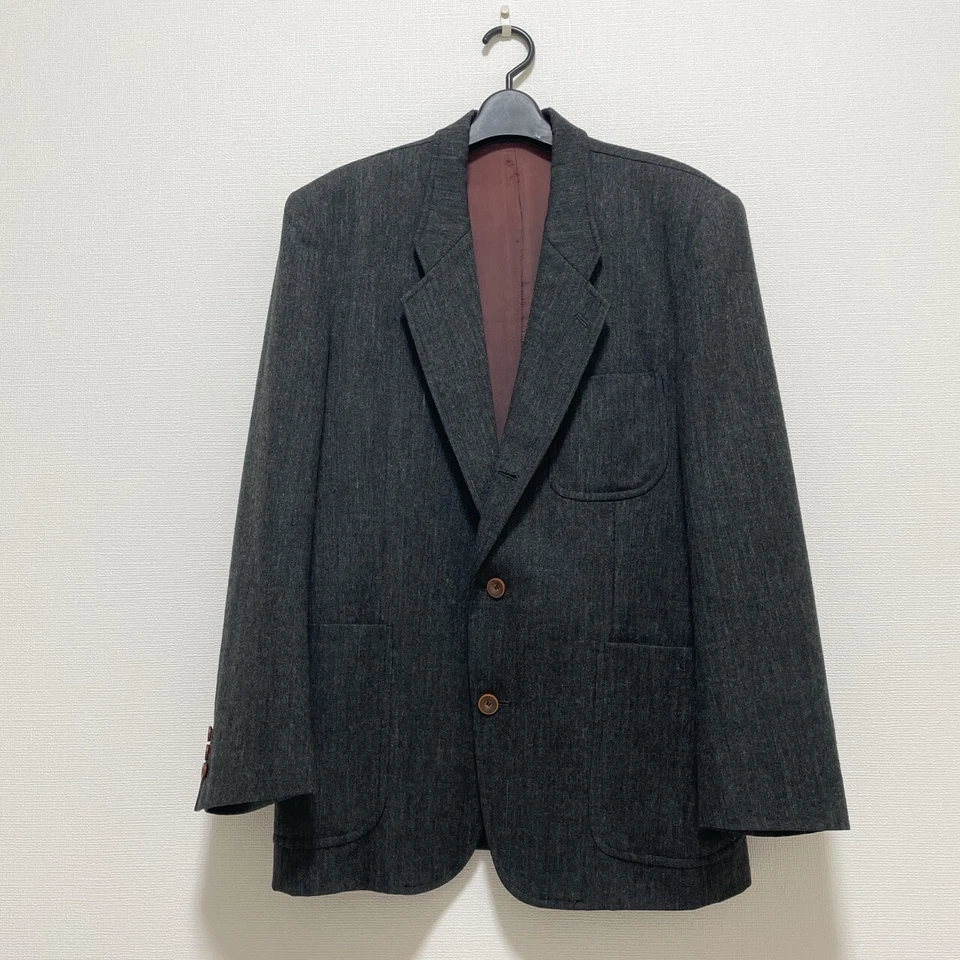 Chaqueta De Colección Monsieur Nicole Matsuda Japón Gris Lana Para Hombre Talla M Años 90 Años 80 Foto 1 de 4
