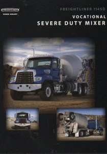 Freightliner "114SD" Vocational Severe Duty Mixer Truck Lorry Brochure Leaflet - Picture 1 of 1