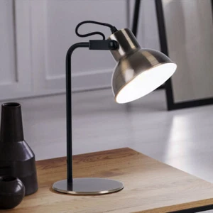 Tischleuchte Lampe Nachttischleuchte Retro Leseleuchte verstellbar messing antik - Bild 1 von 9