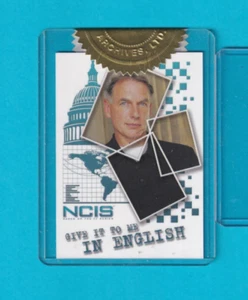 Tarjeta NCIS Seasons 1-3 2012 Box-Topper CT1 Gibbs 147/225 sellada - Imagen 1 de 2