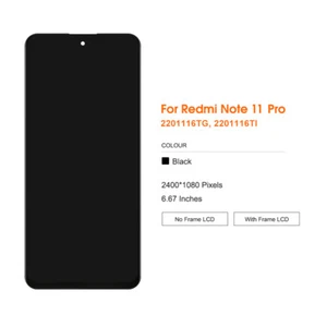 AMOLED For Xiaomi Redmi Note 11 Pro 5G 2201116SG LCD Display Screen Digitizer - Picture 1 of 7
